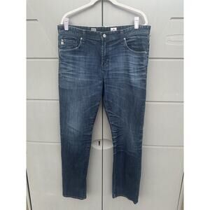 Adriano Goldschmied AG Jeans The Graduate 36 X 32 Tailored Leg Med Wash Whisker